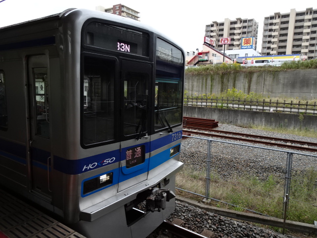 北総7300形西白井入線