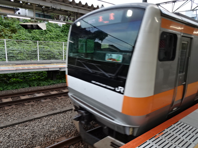 E233系0番台西国分寺入線