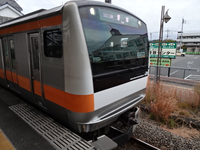 E233系0番台羽村入線