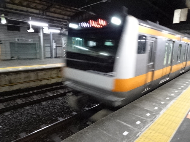 E233系0番台東中神入線