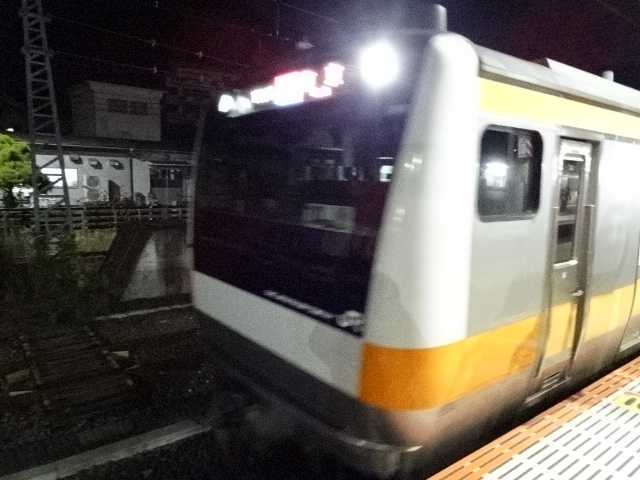 E233系0番台青梅入線