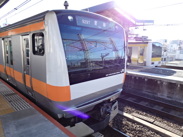 E233系0番台高円寺入線